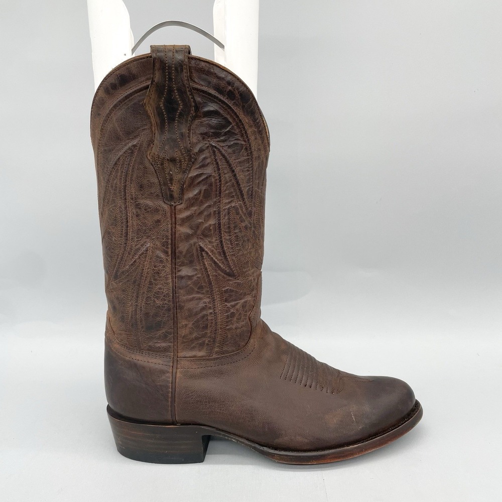JRC & SONS Brown Western Cowboy Boots